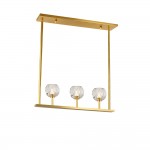 Adonis Linear Cristal Chandelier Light