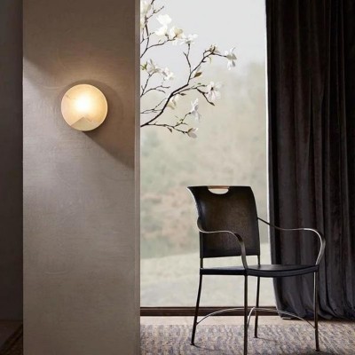 Hudson Pure Copper and Marble Wall Lamp Hudson Pure Copper and Marble Wall Lamp