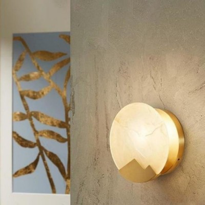 Hudson Pure Copper and Marble Wall Lamp Hudson Pure Copper and Marble Wall Lamp