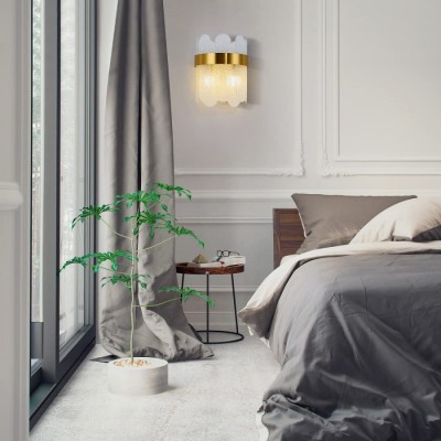 Aashvi Contemporary Wall Sconce With Art Glass Shades Aashvi Contemporary Wall Sconce With Art Glass Shades