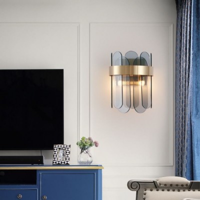 Aashvi Contemporary Wall Sconce With Art Glass Shades Aashvi Contemporary Wall Sconce With Art Glass Shades