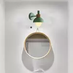 Ruhi Antique Brass Swing Arm Wall Sconce With Tapered Lampshade Ruhi Antique Brass Swing Arm Wall Sconce With Tapered Lampshade