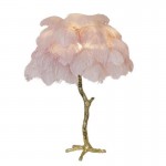Marco Ostrich Feather Table Lamp Marco Ostrich Feather Table Lamp