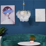 Quincy Modern Round 4-tier Disc Glass Chandelier Quincy Modern Round 4-tier Disc Glass Chandelier