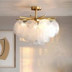 Quincy Modern Round 4-tier Disc Glass Chandelier Quincy Modern Round 4-tier Disc Glass Chandelier