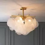 Quincy Modern Round 4-tier Disc Glass Chandelier Quincy Modern Round 4-tier Disc Glass Chandelier