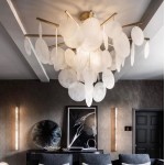 Quincy Modern Round 4-tier Disc Glass Chandelier Quincy Modern Round 4-tier Disc Glass Chandelier