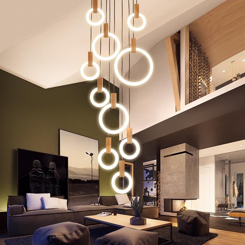 Halo LED Light Pendant Light Ping Lighting