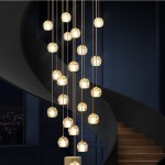 Yara Cluster Crystal Ball Chandelier For Staircases Yara Cluster Crystal Ball Chandelier For Staircases