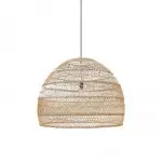 Juno Scandinavian Boho Woven Wicker Rattan Pendant Light