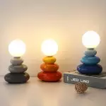 Evinth Mini Colorful Ceramic Base Mushroom Table Lamp