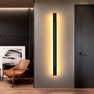 Pari Modern Metal Linear LED Wall Sonce Light Pari Modern Metal Linear LED Wall Sonce Light