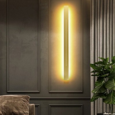 Pari Modern Metal Linear LED Wall Sonce Light Pari Modern Metal Linear LED Wall Sonce Light