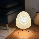Salvatore Japanese Paper Akari Table Lamp 1A Salvatore Japanese Paper Akari Table Lamp 1A