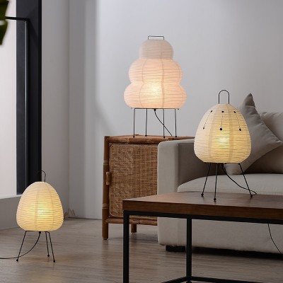 Salvatore Japanese Paper Akari Table Lamp 1A Salvatore Japanese Paper Akari Table Lamp 1A