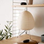 Salvatore Japanese Paper Akari Table Lamp 1A Salvatore Japanese Paper Akari Table Lamp 1A