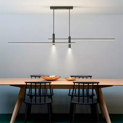 Jaxon Modernist LED Linear Chandelier Jaxon Modernist LED Linear Chandelier