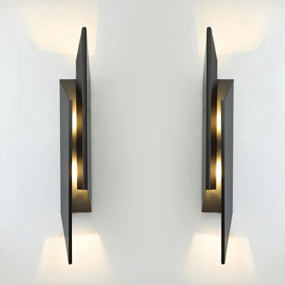 Sia Art Deco Metal Wall Sconce Sia Art Deco Metal Wall Sconce