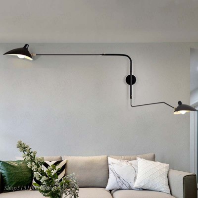 Radha Swing Arm Industrial Modern Wall Sconce Radha Swing Arm Industrial Modern Wall Sconce