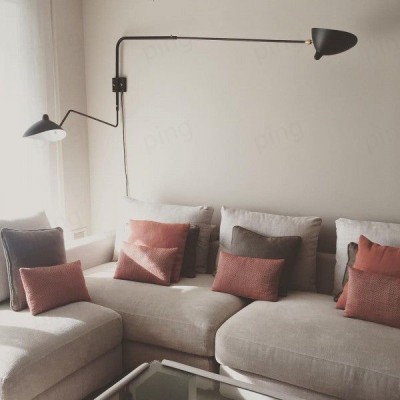 Radha Swing Arm Industrial Modern Wall Sconce Radha Swing Arm Industrial Modern Wall Sconce