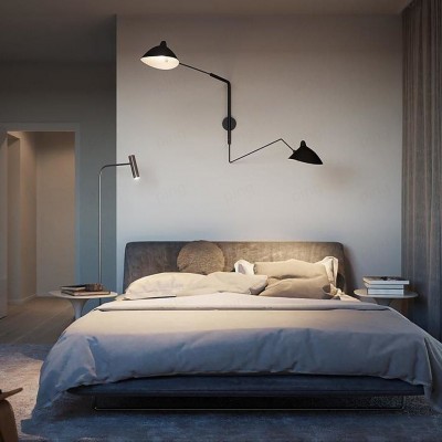 Radha Swing Arm Industrial Modern Wall Sconce Radha Swing Arm Industrial Modern Wall Sconce