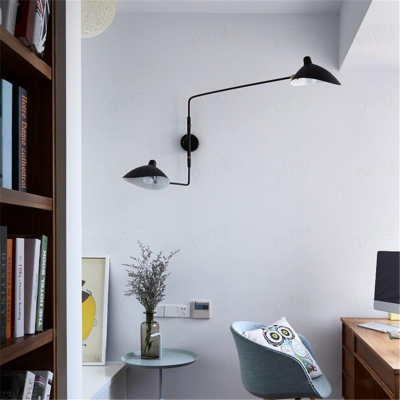 Radha Swing Arm Industrial Modern Wall Sconce Radha Swing Arm Industrial Modern Wall Sconce