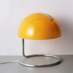 Olivia Bauhaus Bedside Table Lamps With Dome Glass Shades