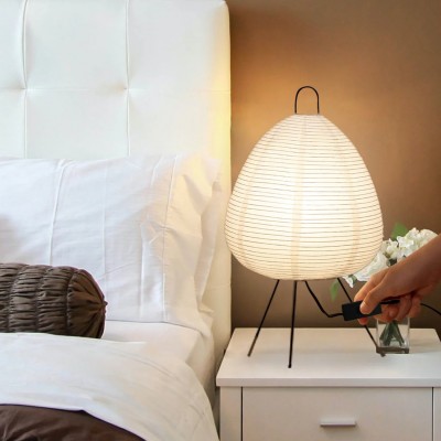 Salvatore Japanese Paper Akari Table Lamp 1A Salvatore Japanese Paper Akari Table Lamp 1A