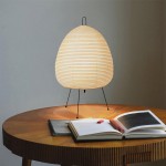 Salvatore Japanese Paper Akari Table Lamp 1A Salvatore Japanese Paper Akari Table Lamp 1A