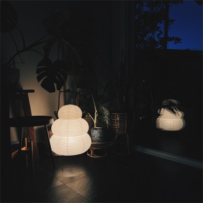 Asmi Miguel Japanese Paper Lantern Akari 24N Table Lamp Asmi Miguel Japanese Paper Lantern Akari 24N Table Lamp