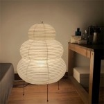 Asmi Miguel Japanese Paper Lantern Akari 24N Table Lamp