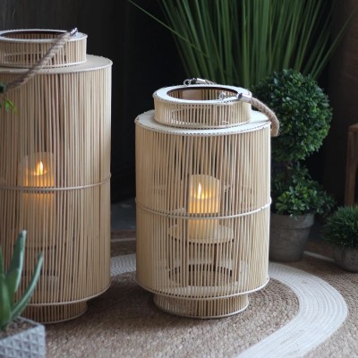 Bhavna Mirabel Japanese Indoor Outdoor Bamboo Floor Lanterns Bhavna Mirabel Japanese Indoor Outdoor Bamboo Floor Lanterns