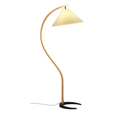 Anamika Vintage Mid Century Wooden Floor Lamp