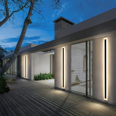 Nysa Minimalist Linear IP67 Waterproof LED Exterior Wall Lights For Porch Nysa Minimalist Linear IP67 Waterproof LED Exterior Wall Lights For Porch