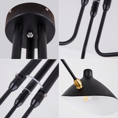 Octavia Duckbill Multihead Ceiling Lamp