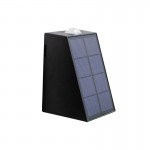 Ozuri Modern Trapezoid Solar Outdoor Wall Sconce