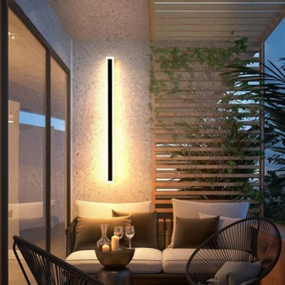 Nysa Minimalist Linear IP67 Waterproof LED Exterior Wall Lights For Porch Nysa Minimalist Linear IP67 Waterproof LED Exterior Wall Lights For Porch