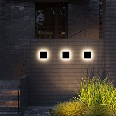 Siya Simple Waterproof Round/Square LED Outdoor Wall Lights Siya Simple Waterproof Round/Square LED Outdoor Wall Lights