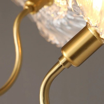 Pranavi Lotus Leaf Glass Ceiling Light Pranavi Lotus Leaf Glass Ceiling Light