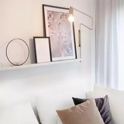 Kalyani Swing Brass Wall lamp Kalyani Swing Brass Wall lamp
