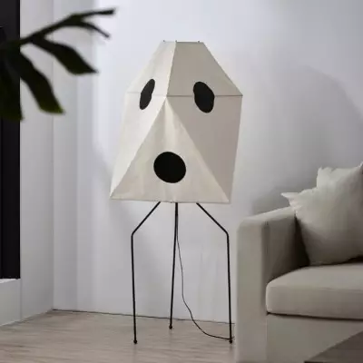 Kiran Minimalist Wabi-sabi Tripod Akari Floor Lamp Kiran Minimalist Wabi-sabi Tripod Akari Floor Lamp
