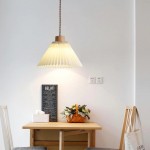Giovanna Modern Beige Pleated Pendant Light
