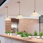 Giovanna Modern Beige Pleated Pendant Light