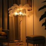 Aita Ostrich Feather Floor Lamp