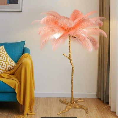 Aita Ostrich Feather Floor Lamp Aita Ostrich Feather Floor Lamp