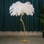 Aita Ostrich Feather Floor Lamp
