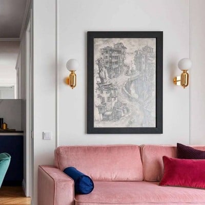 Saira Modern Milk Globe Glass Wall Sconce Saira Modern Milk Globe Glass Wall Sconce