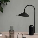 Zoya Marble Base Alocasia Leaf Table Lamp