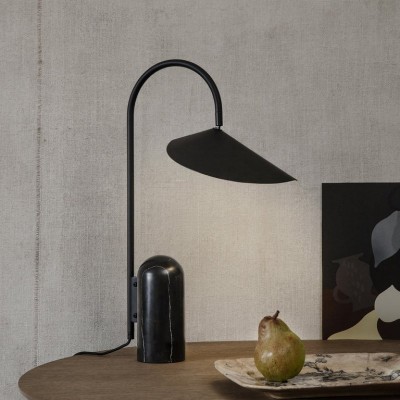 Zoya Marble Base Alocasia Leaf Table Lamp Zoya Marble Base Alocasia Leaf Table Lamp