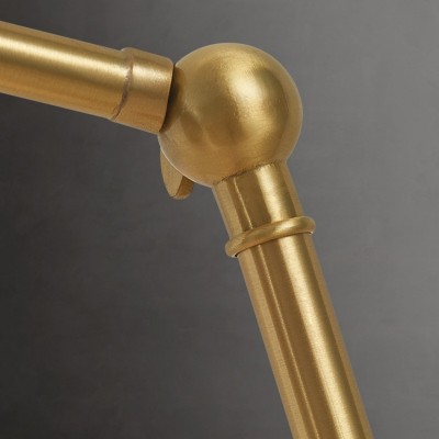 Mauricio Modern Brass Task Lamp Mauricio Modern Brass Task Lamp